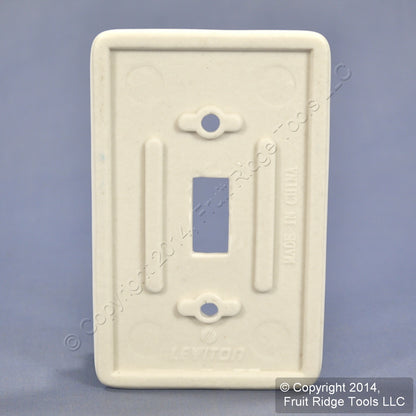Leviton 89501-GRN Green Vine 1-Gang Toggle Switch Ceramic Standard Wallplate