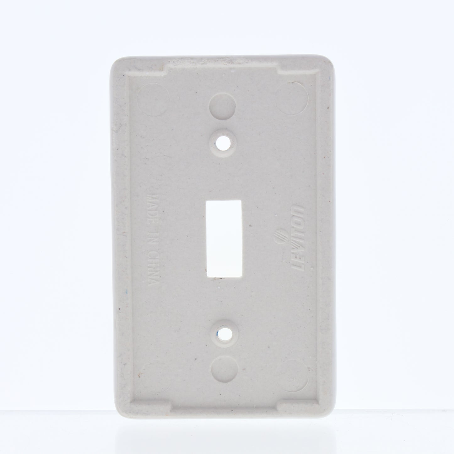 Leviton 1Gang Wildflower Porcelain Toggle Light Switch Cover Wallplate 89501-WFL