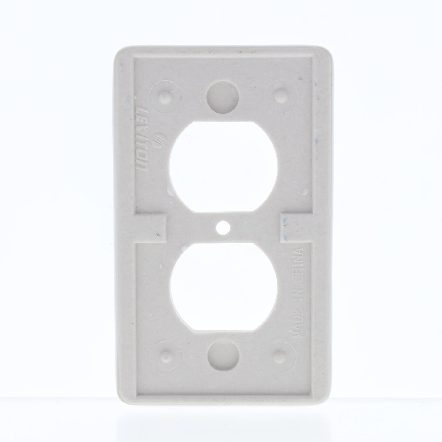 Leviton Porcelain Decorative Blue Vine Flower Receptacle Wallplate Outlet Cover