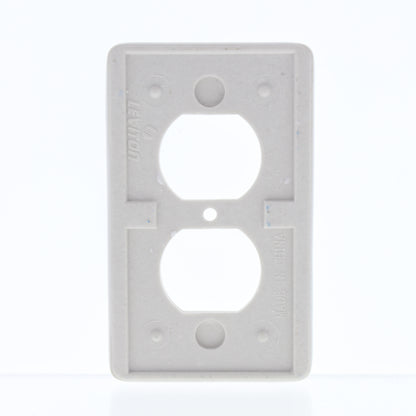 Leviton Porcelain Decorative Blue Vine Flower Receptacle Wallplate Outlet Cover