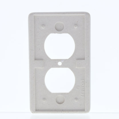 Leviton 89503-FLY Butterfly Ceramic 1-Gang Duplex Standard Wallplate Covers 5pcs