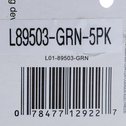 Leviton 89503-GRN Green Vine 1-Gang Duplex Ceramic Standard Wallplate Cover 5pcs