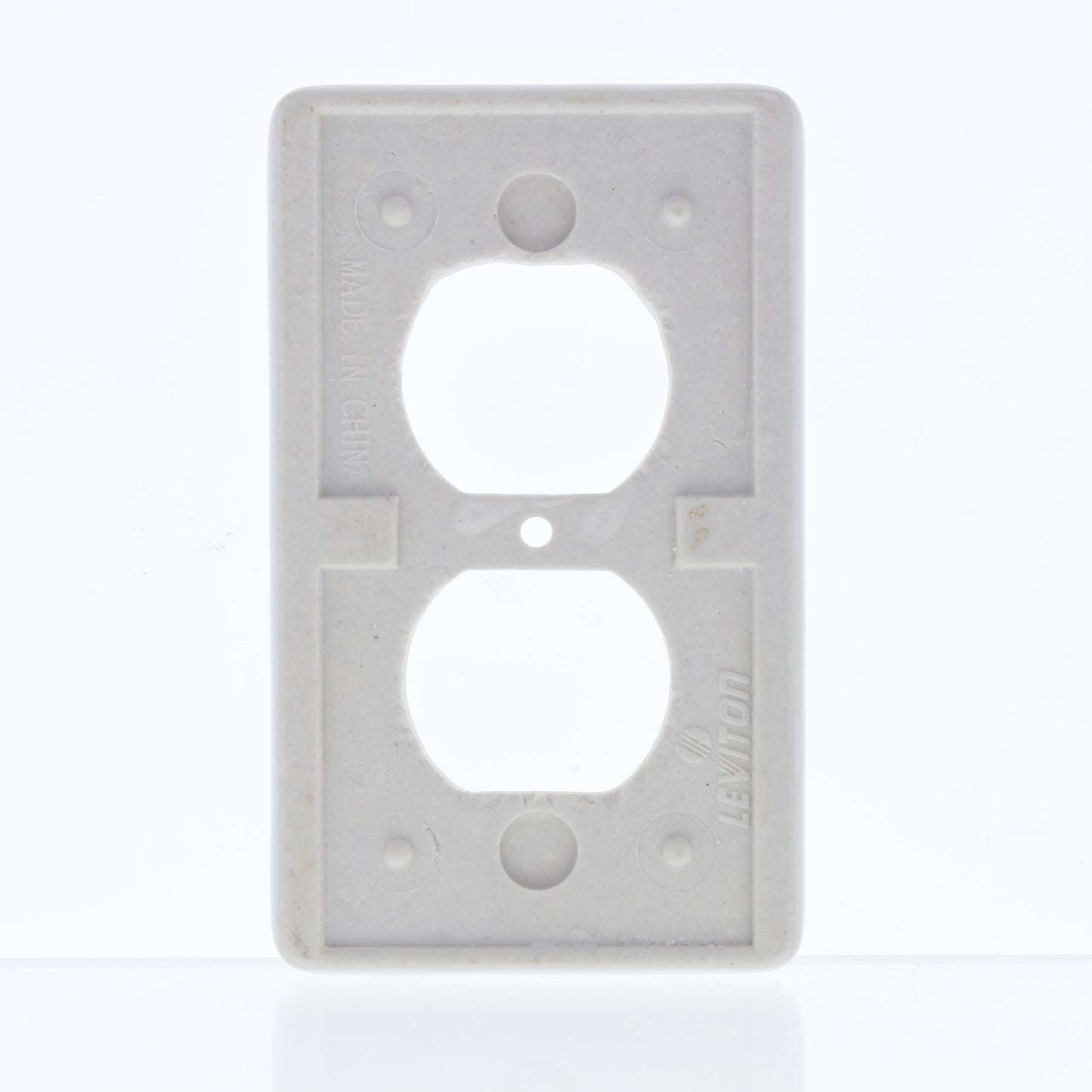 Leviton 89503-WFL WildFlower 1-Gang Duplex Ceramic Standard Wallplate Cover 5pcs