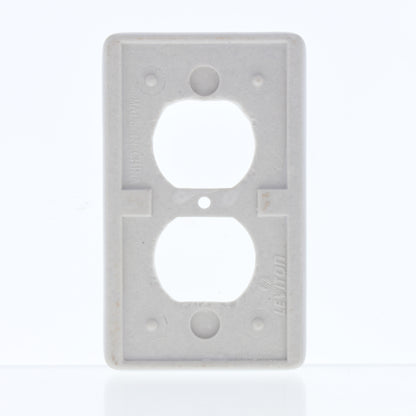 Leviton Porcelain Decorative Wildflower 1-Gang Wallplate Duplex Outlet Cover