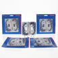 Leviton 89509-FLY Butterfly 2-Gang Toggle Ceramic Standard Wallplate Cover 5pcs