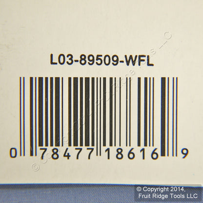 Leviton Wildflower Pattern 2G Ceramic Switch Cover Toggle Wallplate 89509-WFL
