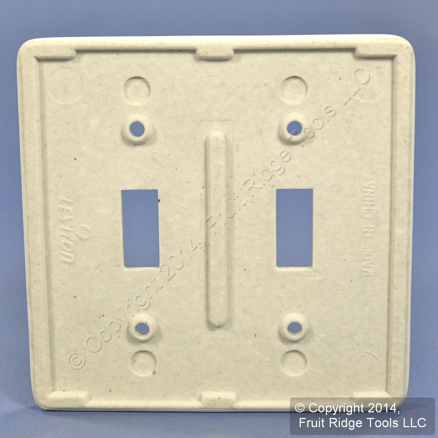 Leviton Wildflower Pattern 2G Ceramic Switch Cover Toggle Wallplate 89509-WFL