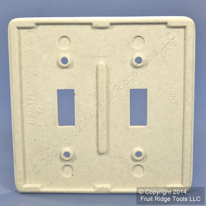 Leviton Wildflower Pattern 2G Ceramic Switch Cover Toggle Wallplate 89509-WFL