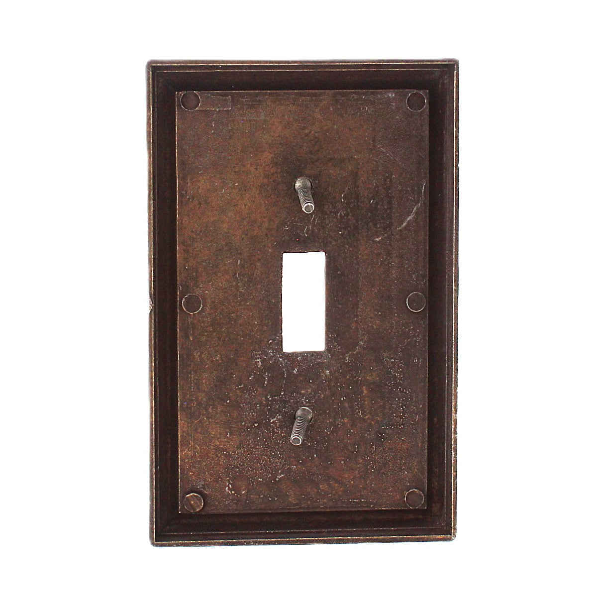 Leviton Antique Brass Finish Bamboo Tiki Metal Switch Cover Wall Plate 89601