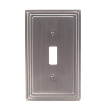 Leviton 89601-STB Brushed Brass Metal 1-Gang Switch Cover Wall Plate Switchplate