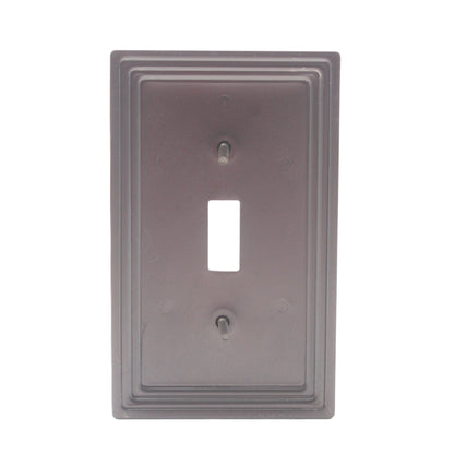 Leviton 89601-STB Brushed Brass Metal 1-Gang Switch Cover Wall Plate Switchplate