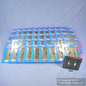 Leviton 89609-STB 2Gang Brushed Stepped Brass Metal Switch Cover Wallplate 50pcs
