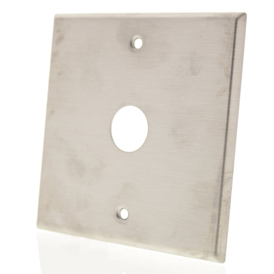 Leviton 90002-S3 Stainless Steel 7/8" Corbin Power Lock Opening Covers 10-pack