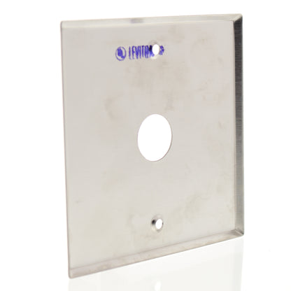 Leviton 90002-S3 Stainless Steel 7/8" Corbin Power Lock Opening Covers 10-pack
