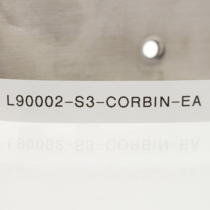 Leviton 90002-S4 Stainless Steel 2-Gang 7/8" Corbin Power Lock Opening Wallplate