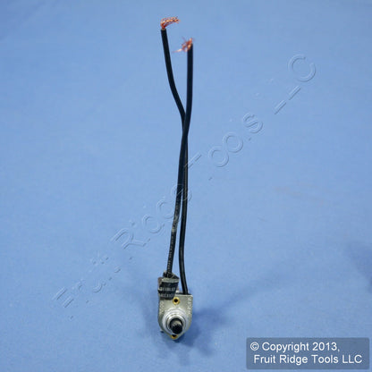Leviton Rotary ON/OFF Nickel Appliance Switch 6A 125V 3A 250V AC Bulk 90572-N