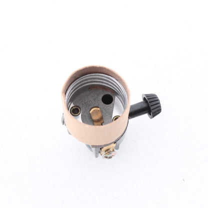 Leviton 9805-A Candle Light Socket Phenolic Lampholder Removable Hickey 250W