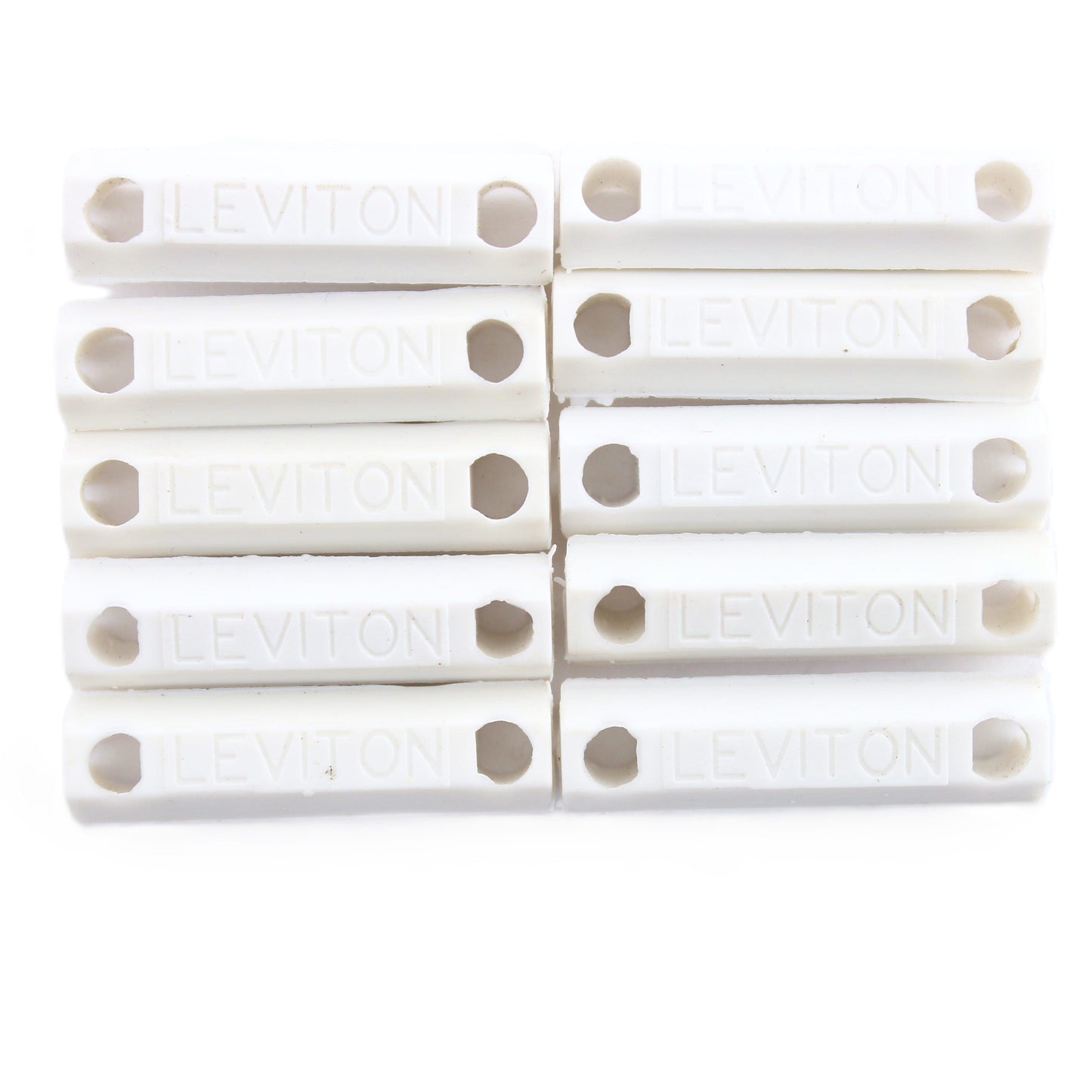 10 White Leviton Ball Chain Connector Insulating Links Thermoplastic 9839-W