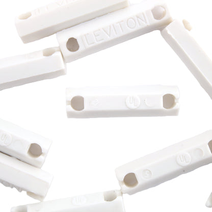 10 White Leviton Ball Chain Connector Insulating Links Thermoplastic 9839-W