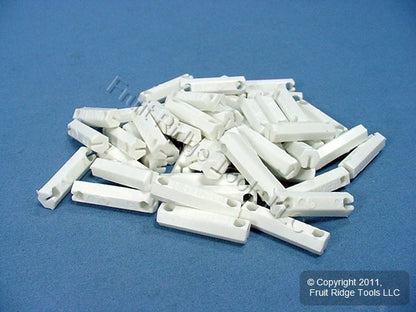 50 White Leviton Ball Chain Connector Insulating Links Thermoplastic 9839-W