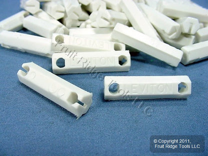 50 White Leviton Ball Chain Connector Insulating Links Thermoplastic 9839-W