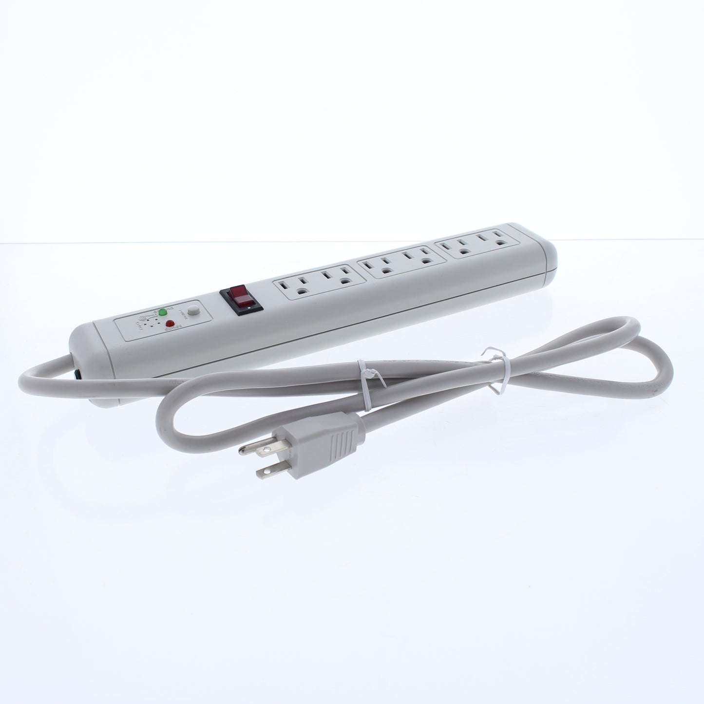 Electricord A-1512-4-AS Computer Grade 6-Outlet Surge Protector Strip 520 Jules