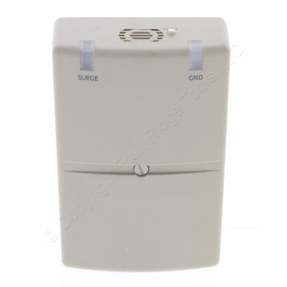 Leviton Electricord Full 3-Line Surge w/ Alarm 6 Outlet Adaptor Hug the Wall