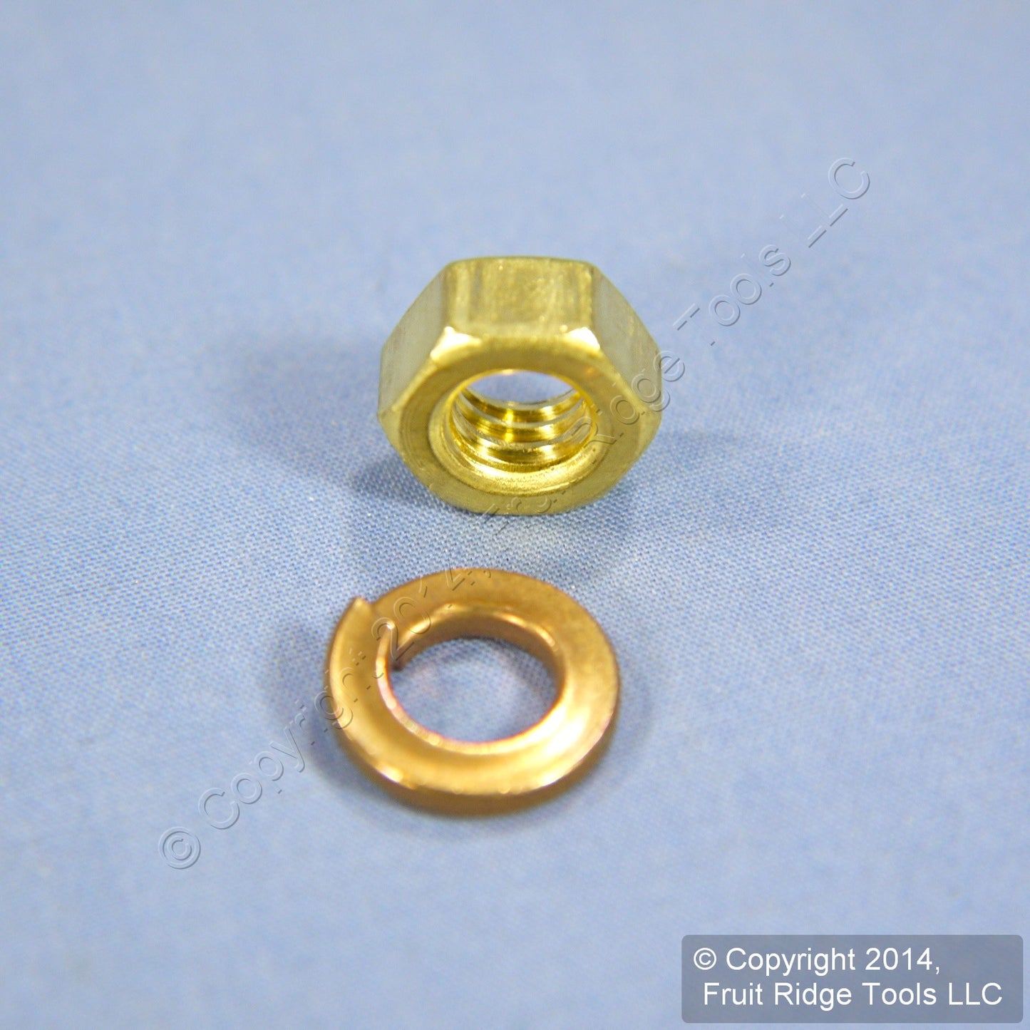 20 Leviton 15 Series Panel Receptacle Brass Hex Nuts & Copper Lockwashers A0008