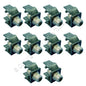 10 Leviton Acenti Black Onyx Quickport F-Type Coaxial Cable Jacks 75-Ohm AC084