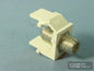 Leviton AC084-FQF Quartz Acenti Quickport F-Type Coaxial Cable Jack 75-Ohm