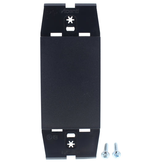 Leviton ACW14-ONX Onyx 1-Gang 1-Acenti Engineering Grade Polymer Wallplate Cover