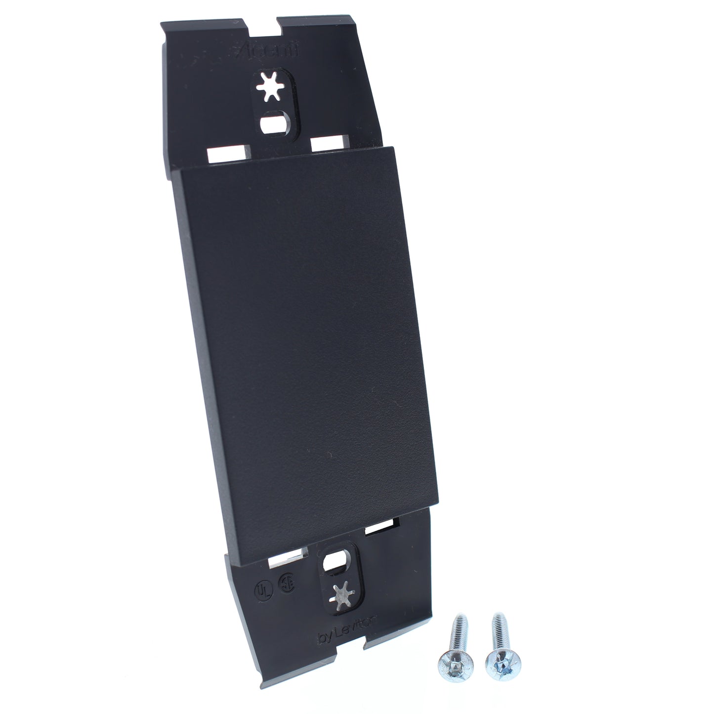Leviton ACW14-ONX Onyx 1-Gang 1-Acenti Engineering Grade Polymer Wallplate Cover