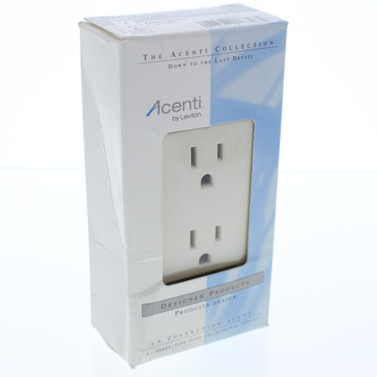 Leviton AC215-NTL Acenti 15A Natural Receptacle Duplex Outlet Bulk 5-15R 125V