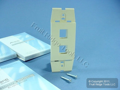 Leviton Acenti AC642-DFT Driftwood 2-Port Quickport Decora Wallplate Insert 10pc