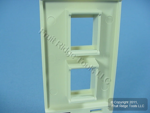 Leviton AC642-DFT Driftwood Quickport Acenti 2-Port Nylon Wallplate Insert