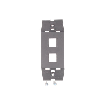 10 Leviton Quickport Slate Gray Acenti 2Port Polymer Wallplate Inserts AC642-SLT