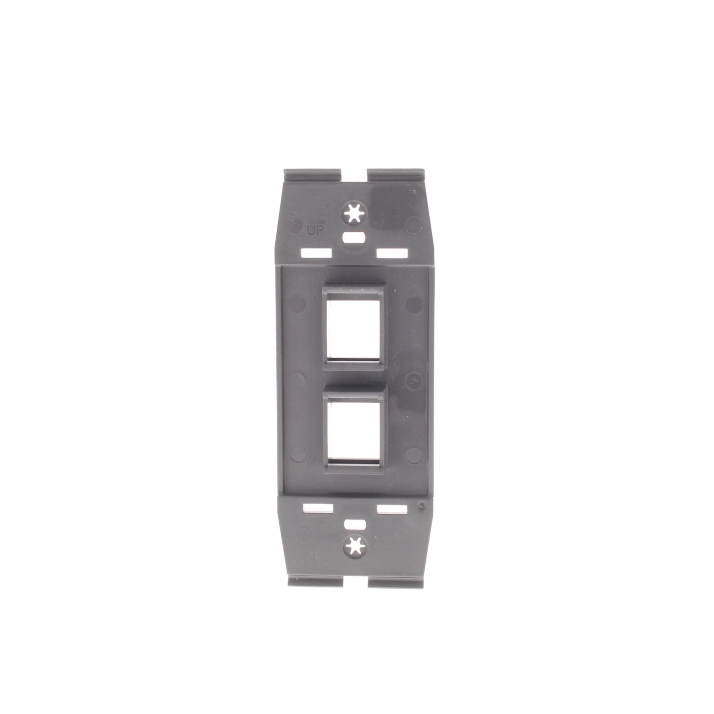 10 Leviton Quickport Slate Gray Acenti 2Port Polymer Wallplate Inserts AC642-SLT