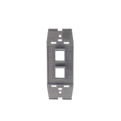 10 Leviton Quickport Slate Gray Acenti 2Port Polymer Wallplate Inserts AC642-SLT