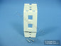 Leviton AC642-SND Sand Quickport Acenti 1-Gang 2-Port Polymer Wallplate Insert
