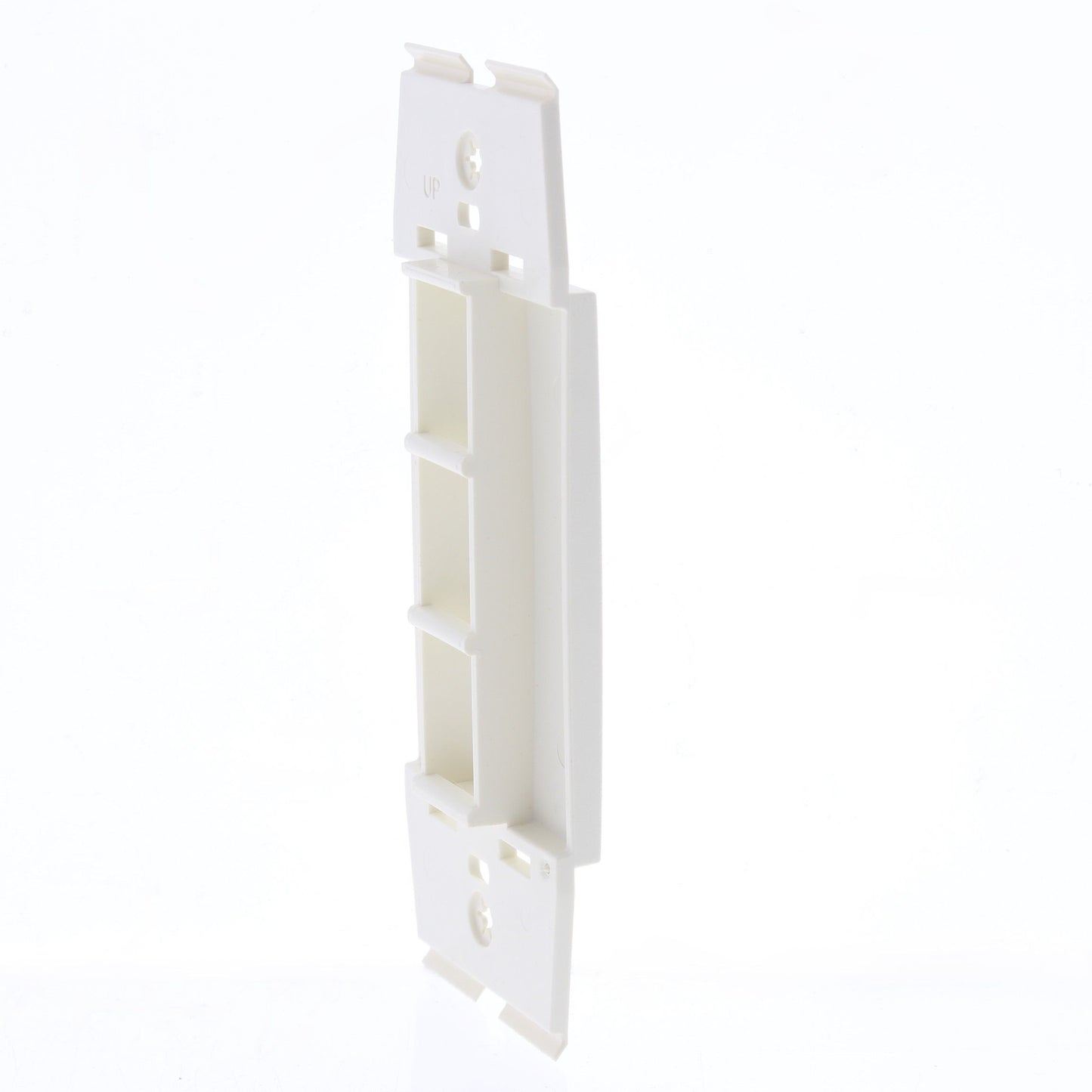 Leviton AC643-NTL Quickport Natural Acenti 3-Port Wallplate Inserts 10-Pack
