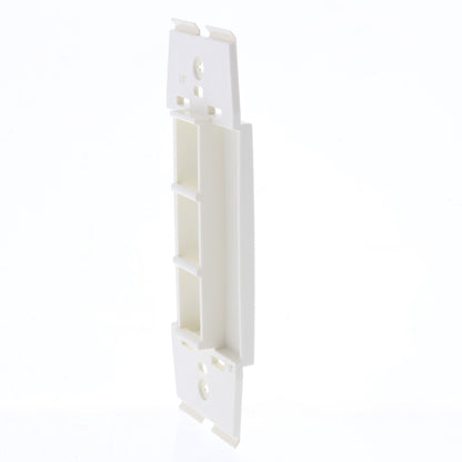Leviton AC643-NTL Quickport Natural Acenti 3-Port Wallplate Inserts 10-Pack