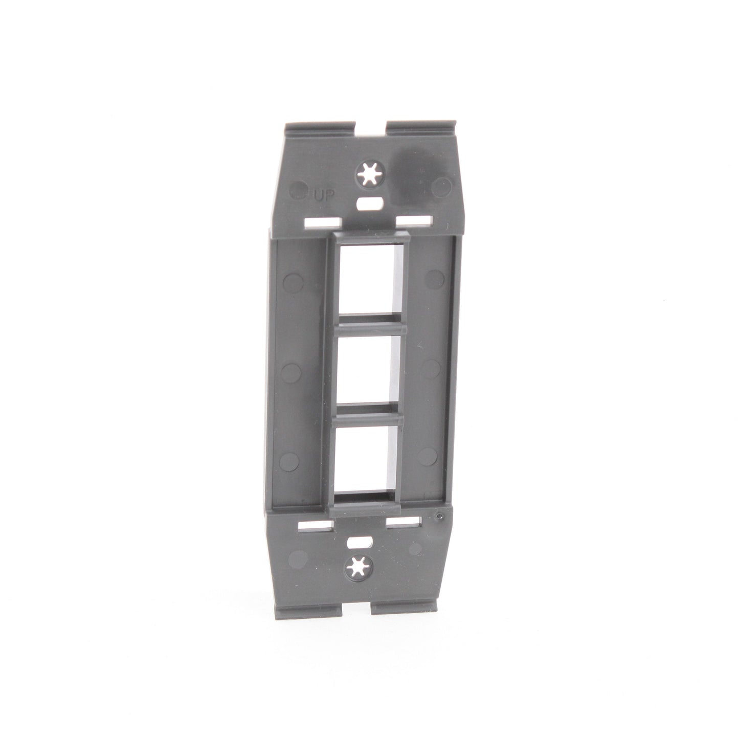 Leviton AC643-QTZ Quartz 1-Gang 3-Port Quickport Wallplate Cover Inserts 10-pack
