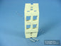 Leviton Acenti Quickport Driftwood 1-Gang 4-Port Wallplate Insert AC644-DFT