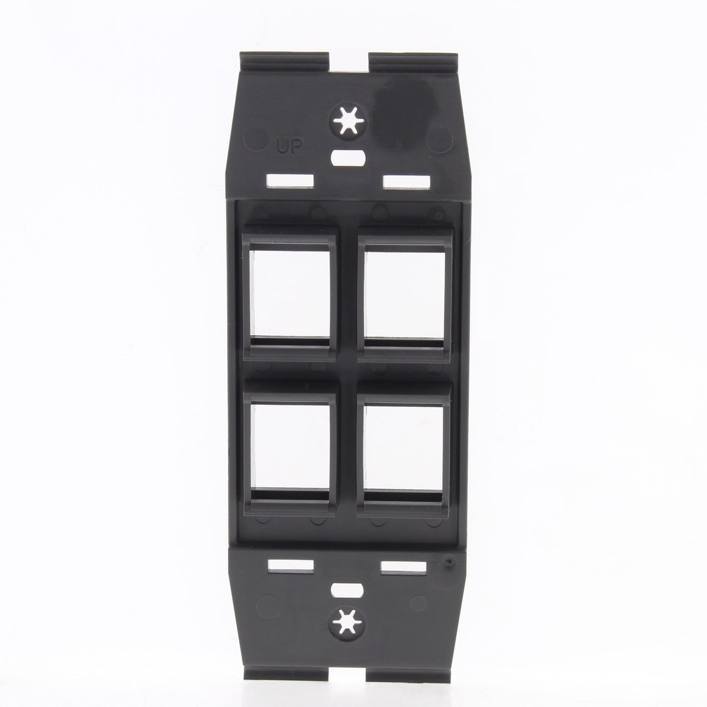 10 Leviton Quickport Slate Gray Acenti 4Port Polymer Wallplate Inserts AC644-SLT