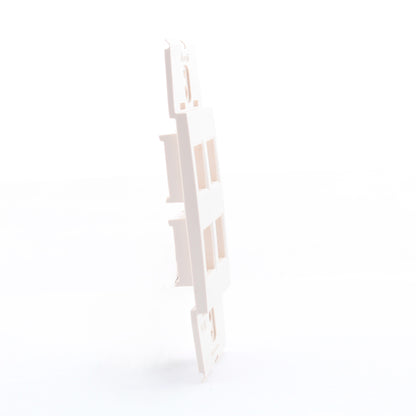 Leviton AC644-SND Acenti Sand Quickport 1-Gang 4-Port Polymer Wallplate Insert