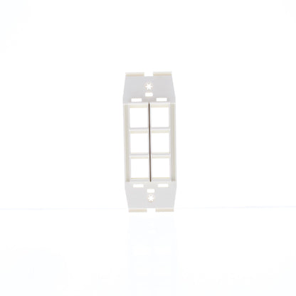 10 Leviton Quickport Natural Acenti 6-Port Polymer Wallplate Inserts AC646-NTL