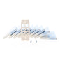 Leviton AC646-QTZ Quartz 1-Gang 6-Port Quickport Wallplate Cover Inserts 10-pack