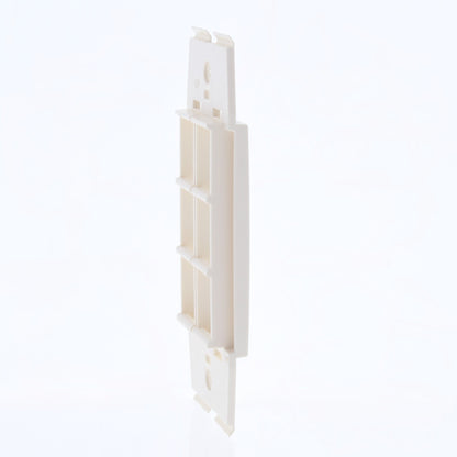 Leviton AC646-QTZ Quartz Quickport Acenti 1G 6-Port Polymer Wallplate Insert