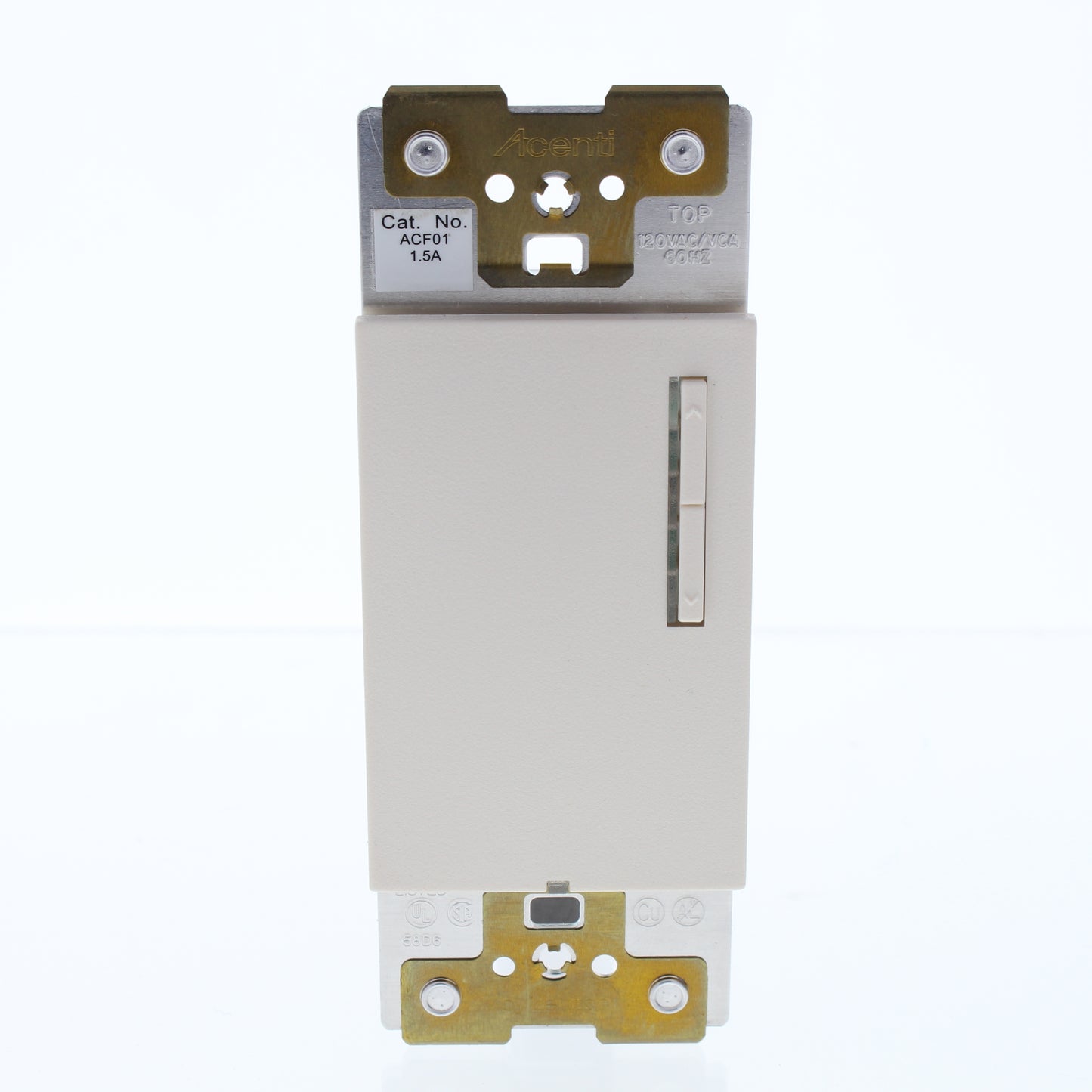 Leviton ACF01-1L-ONX Quartz Acenti SP/3-Way Preset Ceiling Fan Speed Control 1.5