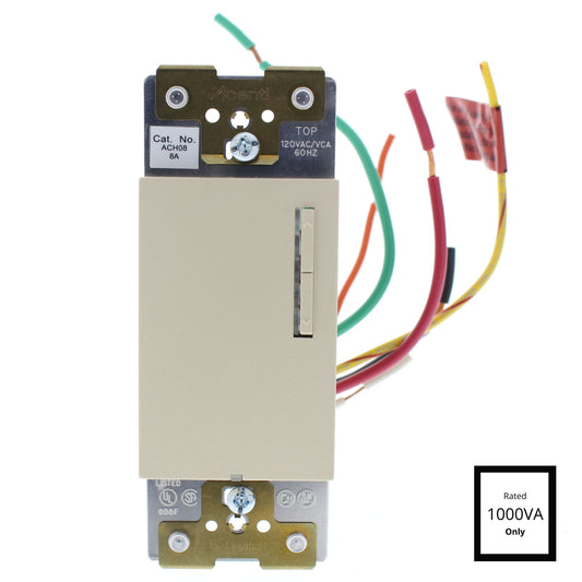Leviton ACH08-1L-DFT Driftwood Acenti Preset Light Dimmer Switch Multi-Way 8A